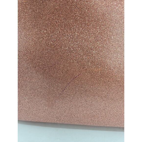 Kate Spade New York Rose Gold Glitter Glimmer Padded Laptop Sleeve 13.5"x10" - Picture 5 of 7